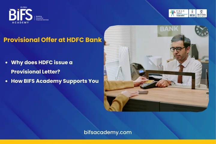 Provisional Offer at HDFC Bank