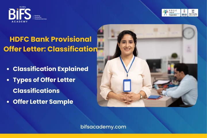 HDFC Bank Provisional Offer Letter: Classification